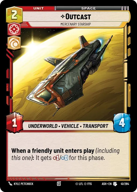 Outcast, Mercenary Starship