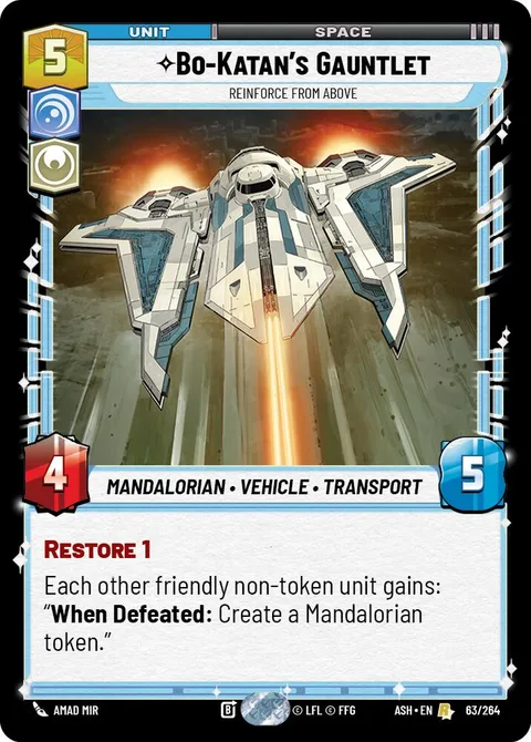 Bo-Katan's Gauntlet, Reinforce from Above