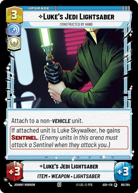 Luke's Jedi Lightsaber, Constructed by Hand