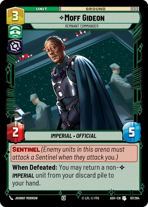 Moff Gideon, Remnant Commander