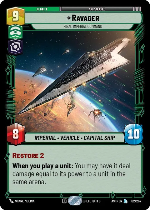 Ravager, Final Imperial Command