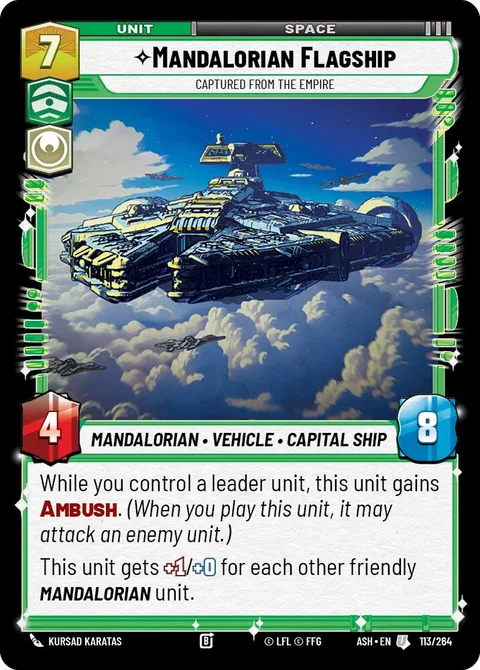Mandalorian Flagship, Captured from the Empire