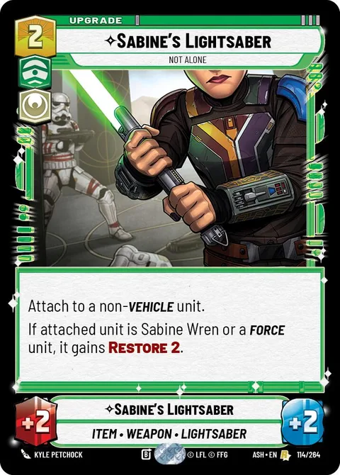 Sabine's Lightsaber, Not Alone