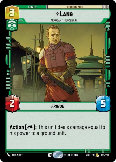 Lang, Arrogant Mercenary