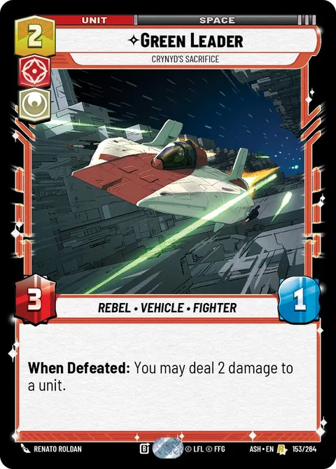 Green Leader, Crynyd's Sacrifice