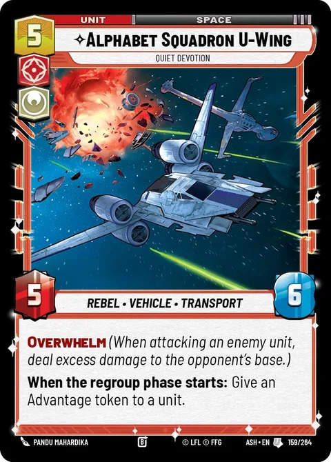 Alphabet Squadron U-Wing, Quiet Devotion