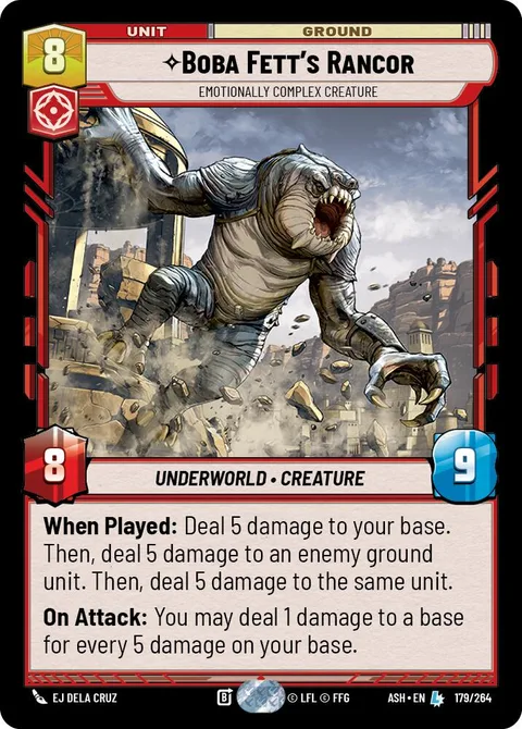 Boba Fett's Rancor, Emotionally Complex Creature