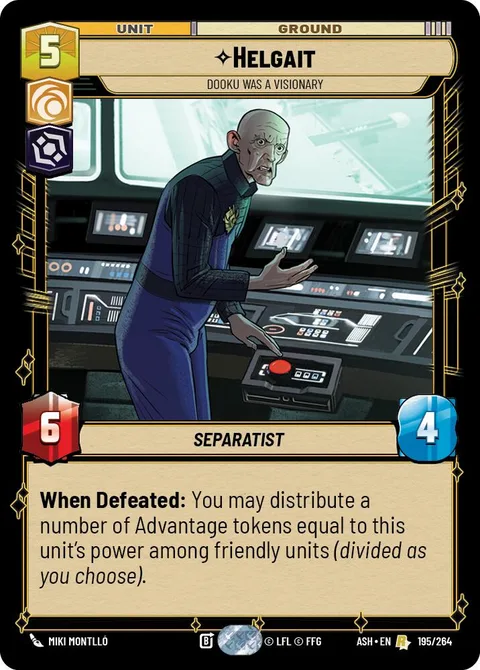 Helgait, Dooku Was a Visionary