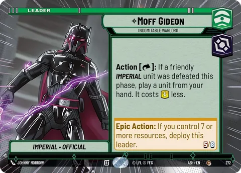 Moff Gideon, Indomitable Warlord