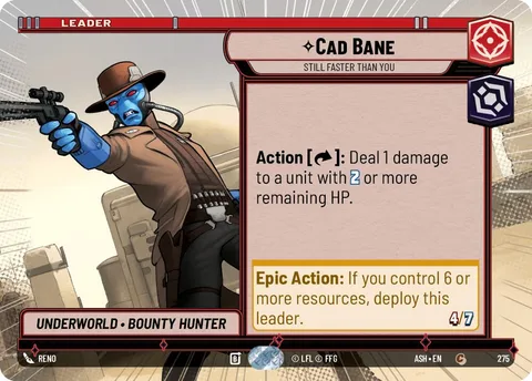 Cad Bane, Still Faster than You