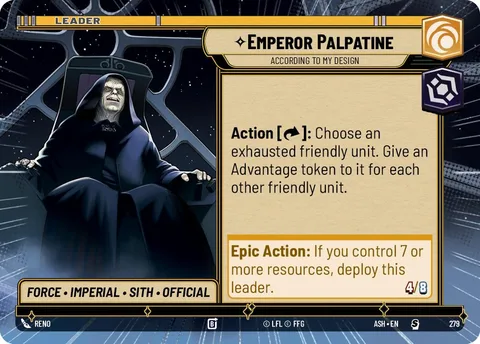 Emperor Palpatine, According to My Design