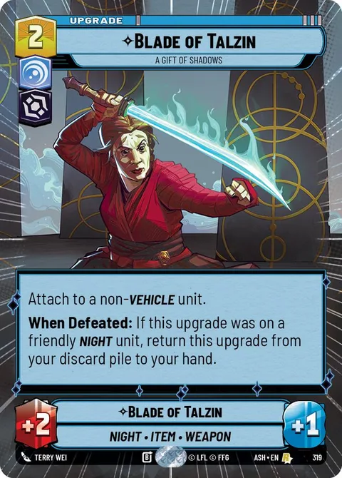 Blade of Talzin, A Gift of Shadows