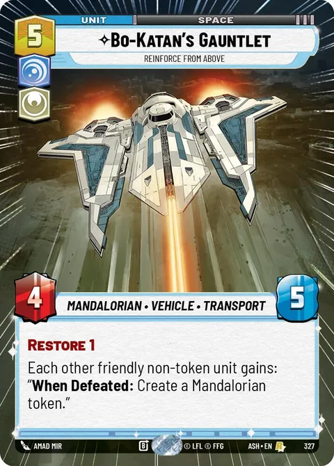 Bo-Katan's Gauntlet, Reinforce from Above