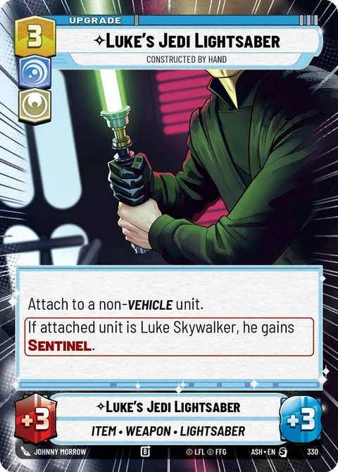 Luke's Jedi Lightsaber, Constructed by Hand