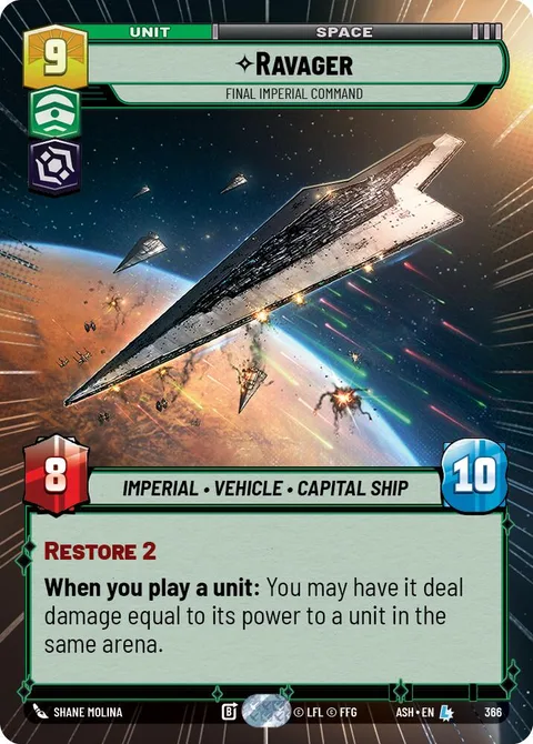 Ravager, Final Imperial Command