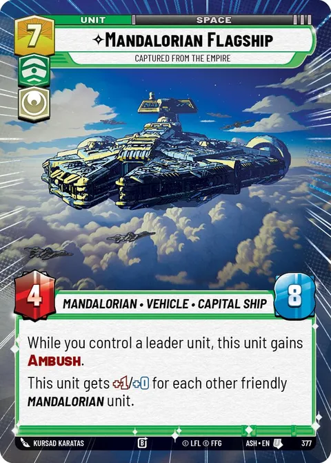 Mandalorian Flagship, Captured from the Empire