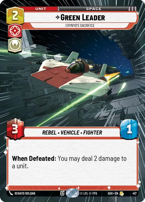 Green Leader, Crynyd's Sacrifice