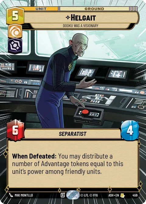 Helgait, Dooku Was a Visionary