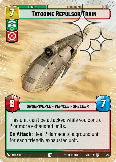 Tatooine Repulsor Train