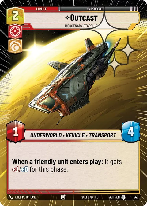 Outcast, Mercenary Starship