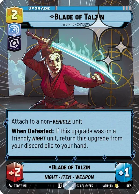 Blade of Talzin, A Gift of Shadows