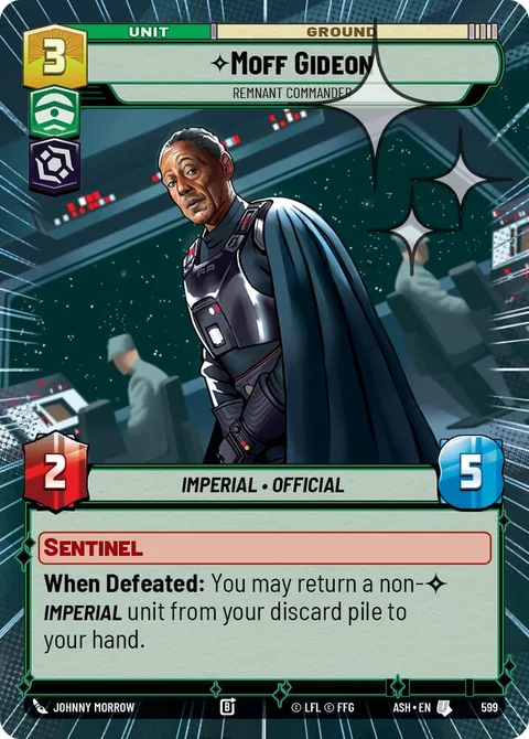 Moff Gideon, Remnant Commander