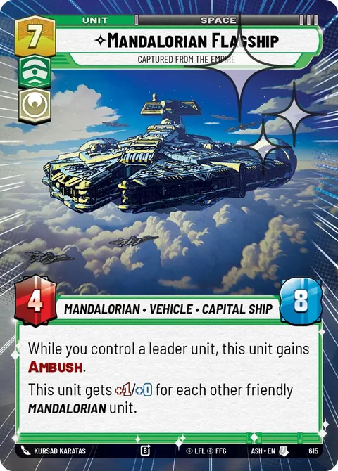 Mandalorian Flagship, Captured from the Empire