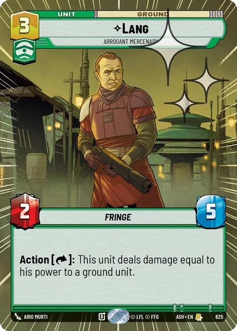 Lang, Arrogant Mercenary
