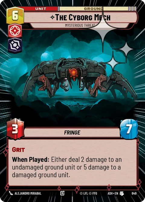 The Cyborg Mech, Mysterious Threat