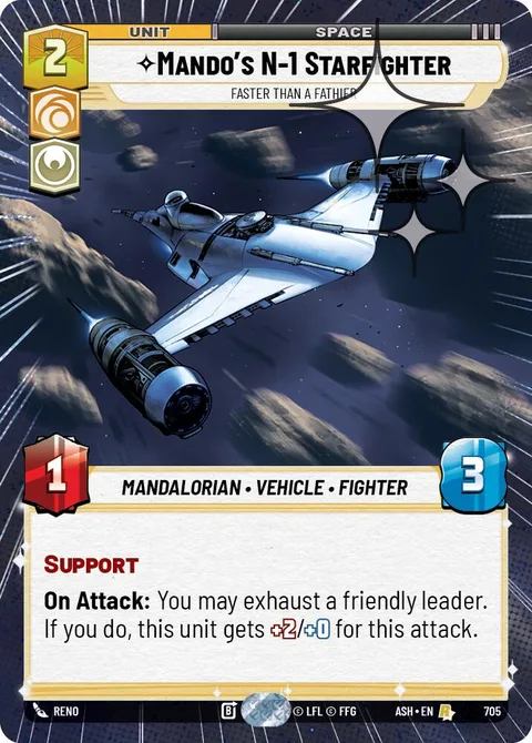 Mando's N-1 Starfighter, Faster than a Fathier