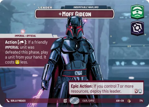 Moff Gideon, Indomitable Warlord