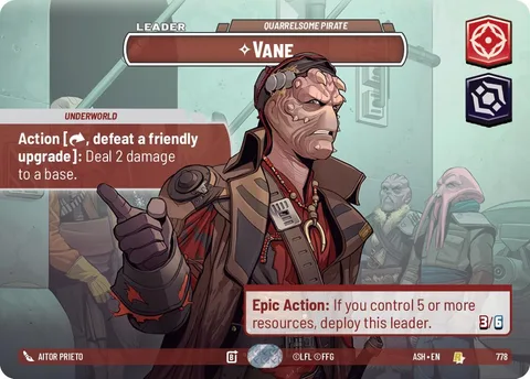 Vane, Quarrelsome Pirate