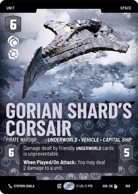 Gorian Shard's Corsair, Pirate Warship