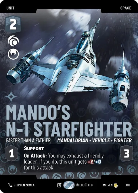 Mando's N-1 Starfighter, Faster than a Fathier