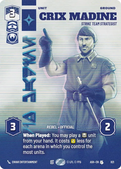 Crix Madine, Strike Team Strategist