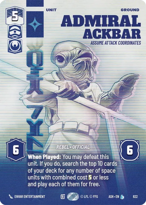 Admiral Ackbar, Assume Attack Coordinates
