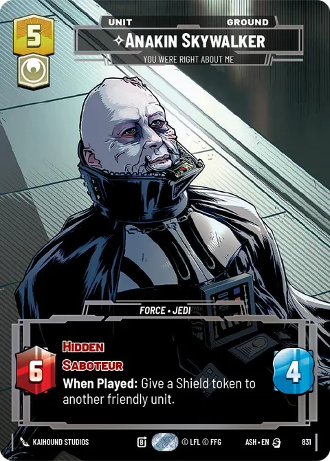 Anakin Skywalker, You Were Right About Me