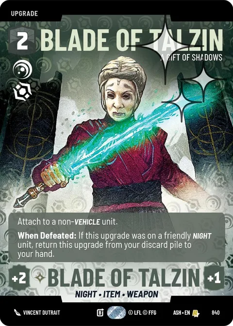 Blade of Talzin, A Gift of Shadows