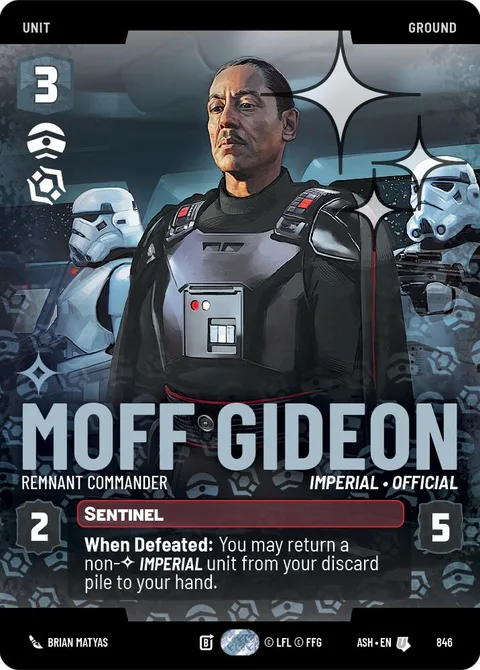 Moff Gideon, Remnant Commander