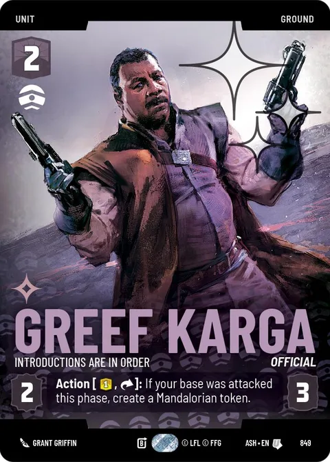 Greef Karga, Introductions are in Order