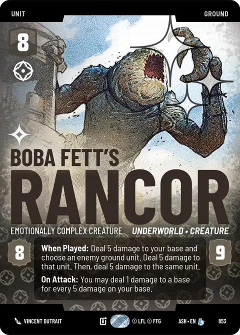 Boba Fett's Rancor, Emotionally Complex Creature