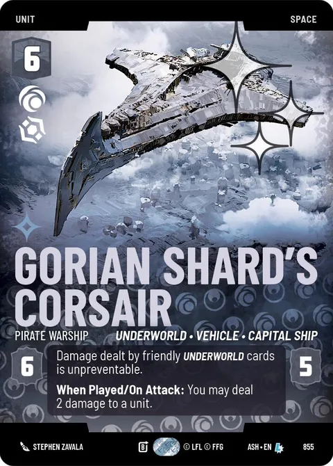 Gorian Shard's Corsair, Pirate Warship