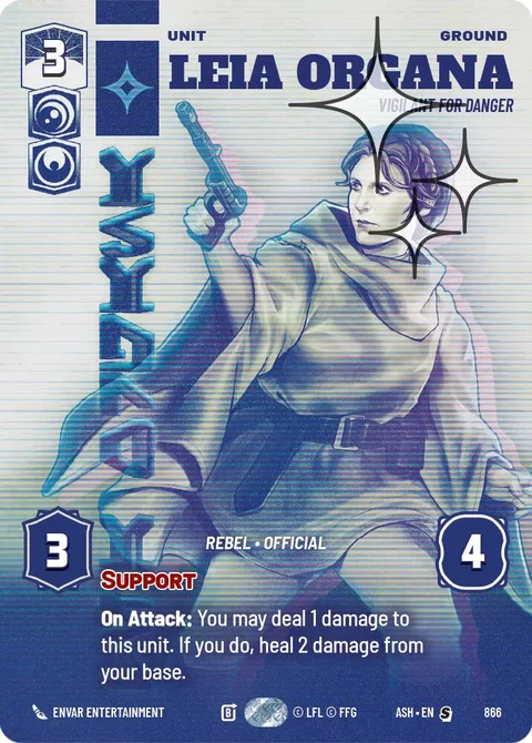 Leia Organa, Vigilant for Danger