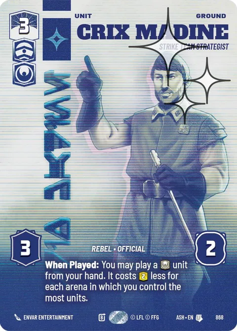Crix Madine, Strike Team Strategist