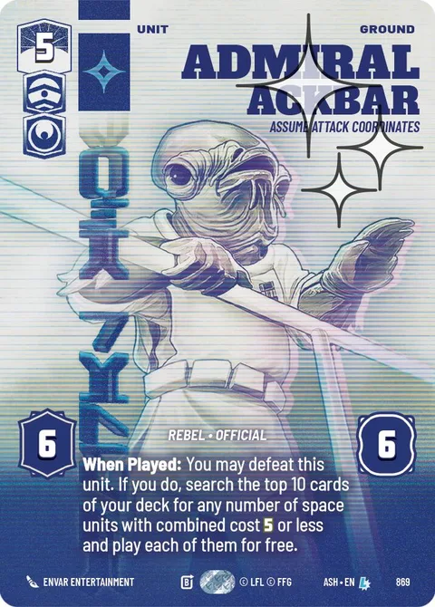 Admiral Ackbar, Assume Attack Coordinates