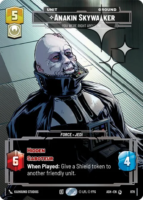 Anakin Skywalker, You Were Right About Me