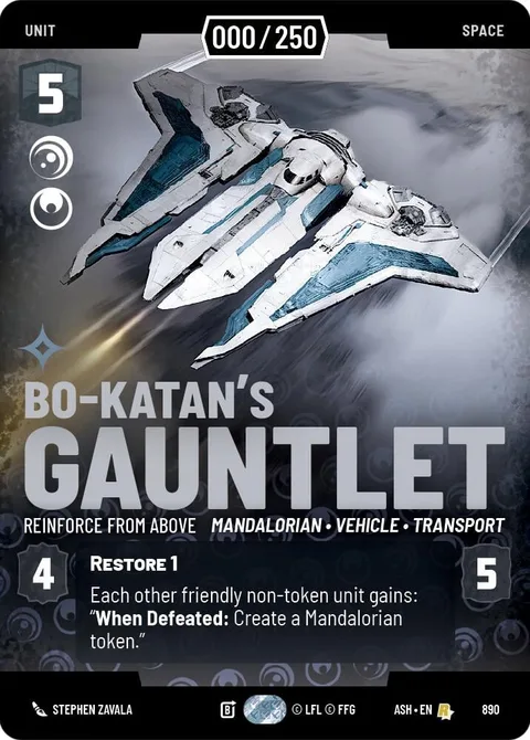 Bo-Katan's Gauntlet, Reinforce from Above