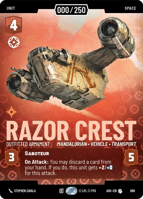 Razor Crest, Outfitted Armament