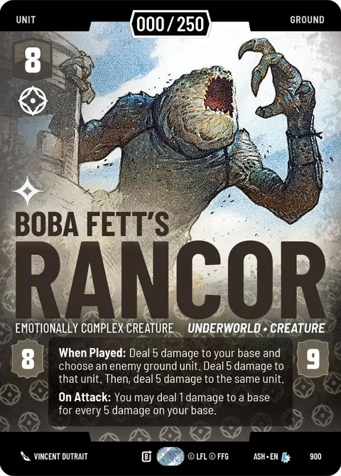 Boba Fett's Rancor, Emotionally Complex Creature