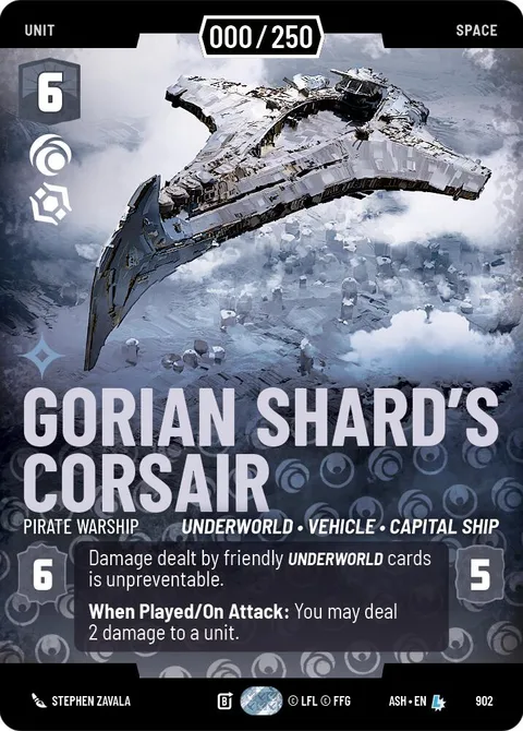 Gorian Shard's Corsair, Pirate Warship